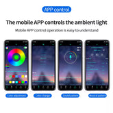 Buy 8 LED Wireless Car Interior Footwell RGB Lights In UK - Shop Now!